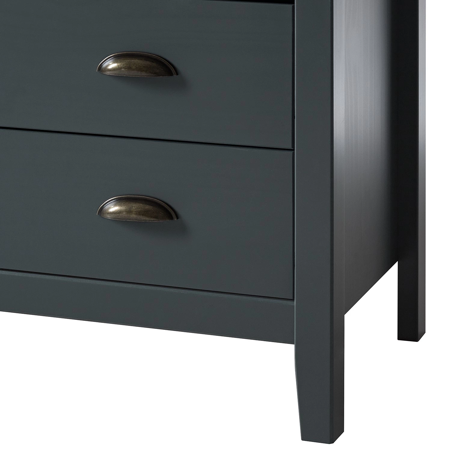 Maison Belfort Commode Rivery II - Pin massif - Anthracite 8 Maison Belfort Commode Rivery II - Pin massif - Anthracite – Image 8
