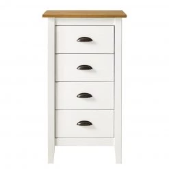 Maison Belfort Commode Rivery I - Pin massif - Blanc -Commodes Soldes 1000187580 200205 11113300067 DETAILS P000000001000187580