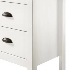 Maison Belfort Commode Rivery I - Pin massif - Blanc -Commodes Soldes 1000187580 200205 11113300070 DETAILS P000000001000187580