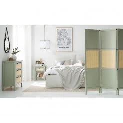 Maison Belfort Commode Belleria I - Pin massif - Vert olive clair -Commodes Soldes 1000187584 200504 19290600002 MOOD DETAILS P000000001000187584 mood