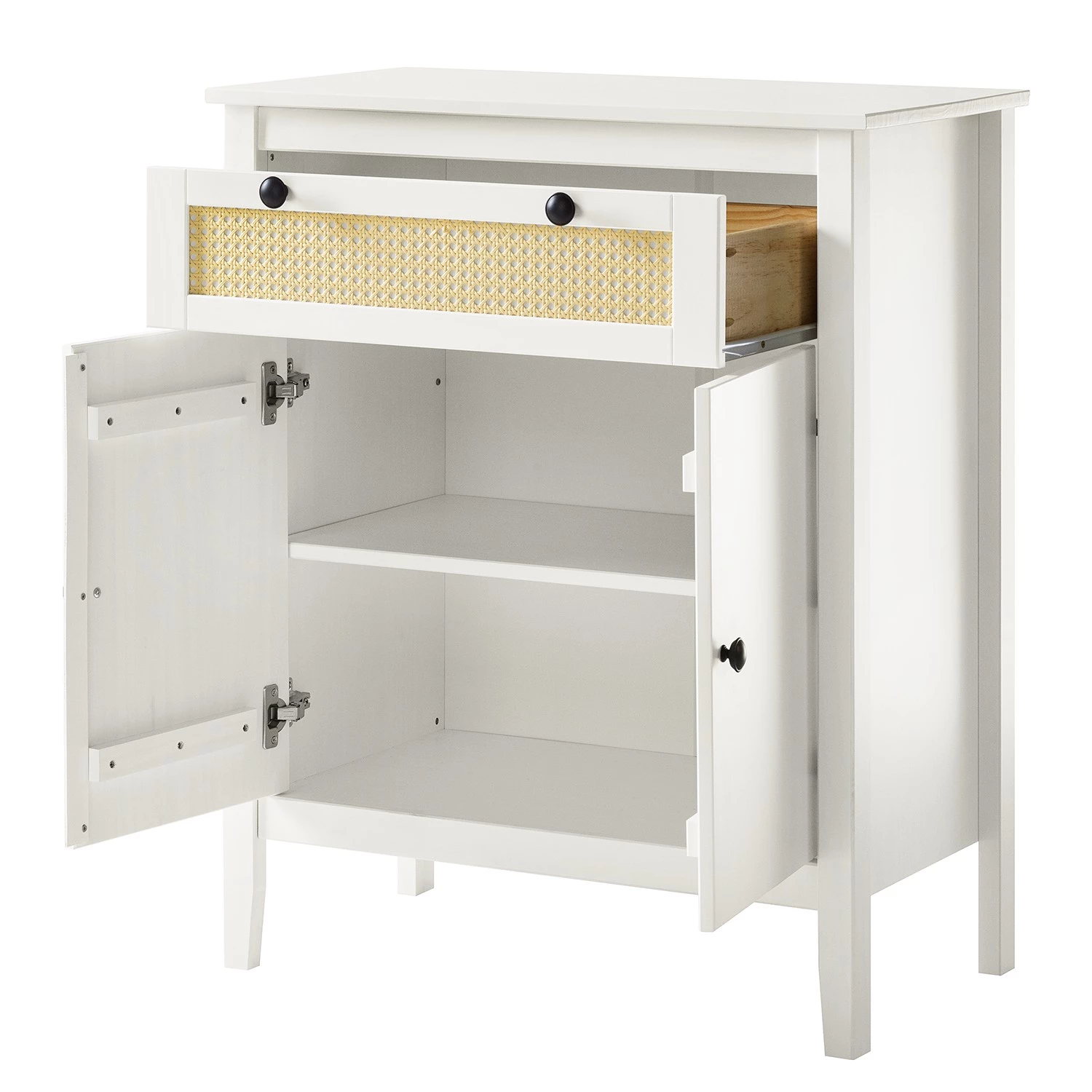 Maison Belfort Commode Belleria III - Pin massif - Blanc 2 Maison Belfort Commode Belleria III - Pin massif - Blanc – Image 2