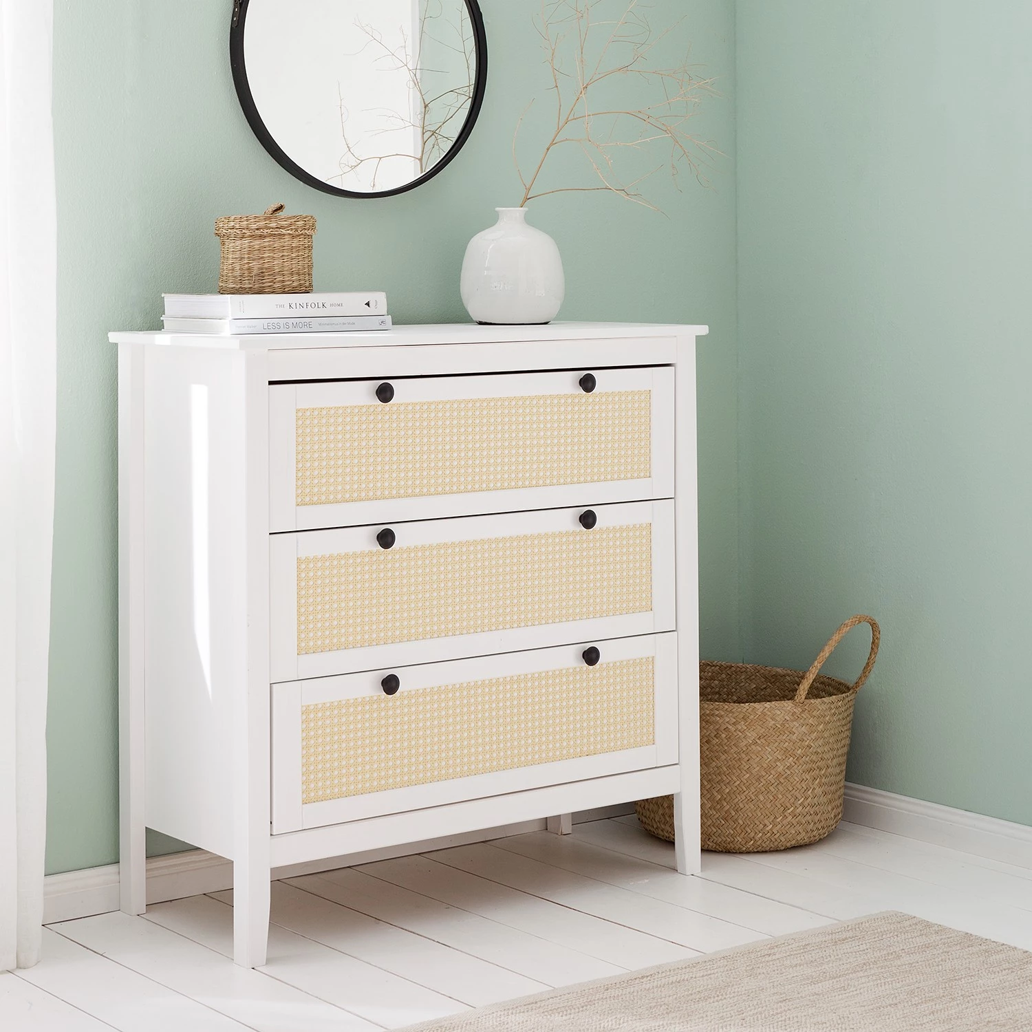 Maison Belfort Commode Belleria I - Pin massif - Blanc 2 Maison Belfort Commode Belleria I - Pin massif - Blanc – Image 2