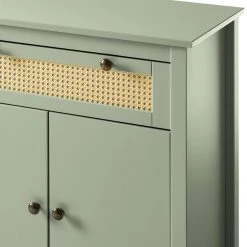 Maison Belfort Commode Belleria III - Pin massif - Vert olive clair -Commodes Soldes 1000187602 200205 11113700190 DETAILS P000000001000187602