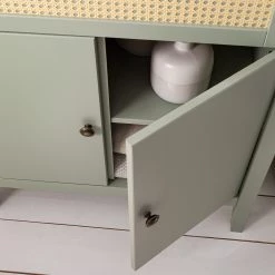 Maison Belfort Commode Belleria III - Pin massif - Vert olive clair -Commodes Soldes 1000187602 200505 06385800021 DETAILS P000000001000187602
