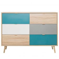 Norrwood Commode Bibury I - Multicolore / Imitation chêne Sonoma -Commodes Soldes 1000202438 200124 09541400072 DETAILS P000000001000202438