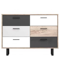 Norrwood Commode Brookton II - Multicolore / Imitation chêne -Commodes Soldes 1000202440 200124 09541800097 DETAILS P000000001000202440