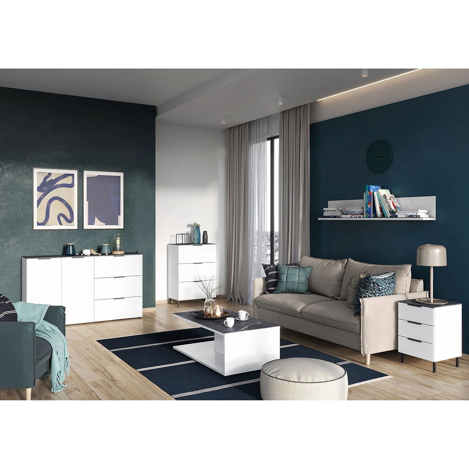 Germania Commode California II - Blanc 2 Germania Commode California II - Blanc – Image 2