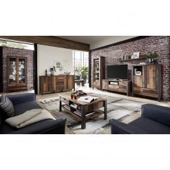 Red Living Buffet Blackpool II - Imitation bois recyclé / Gris -Commodes Soldes 1000209808 210331 08331900007 MOOD DETAILS P000000001000209808 mood