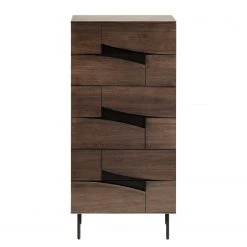 Red Living Commode Kluuvi II - Placage en bois véritable - Noyer / Noir -Commodes Soldes 1000210870 200429 17354700018 DETAILS P000000001000210870