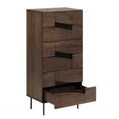 Red Living Commode Kluuvi II - Placage en bois véritable - Noyer / Noir -Commodes Soldes 1000210870 200429 17354800020 DETAILS P000000001000210870