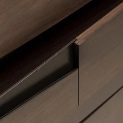 Red Living Commode Kluuvi I - Placage en bois véritable - Noyer / Noir -Commodes Soldes 1000210871 200429 17360000034 DETAILS P000000001000210871