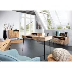 Red Living Commode Latta - Manguier massif / Métal - Manguier / Noir -Commodes Soldes 1000211450 220316 021 MOOD DETAILS P000000001000211450 mood