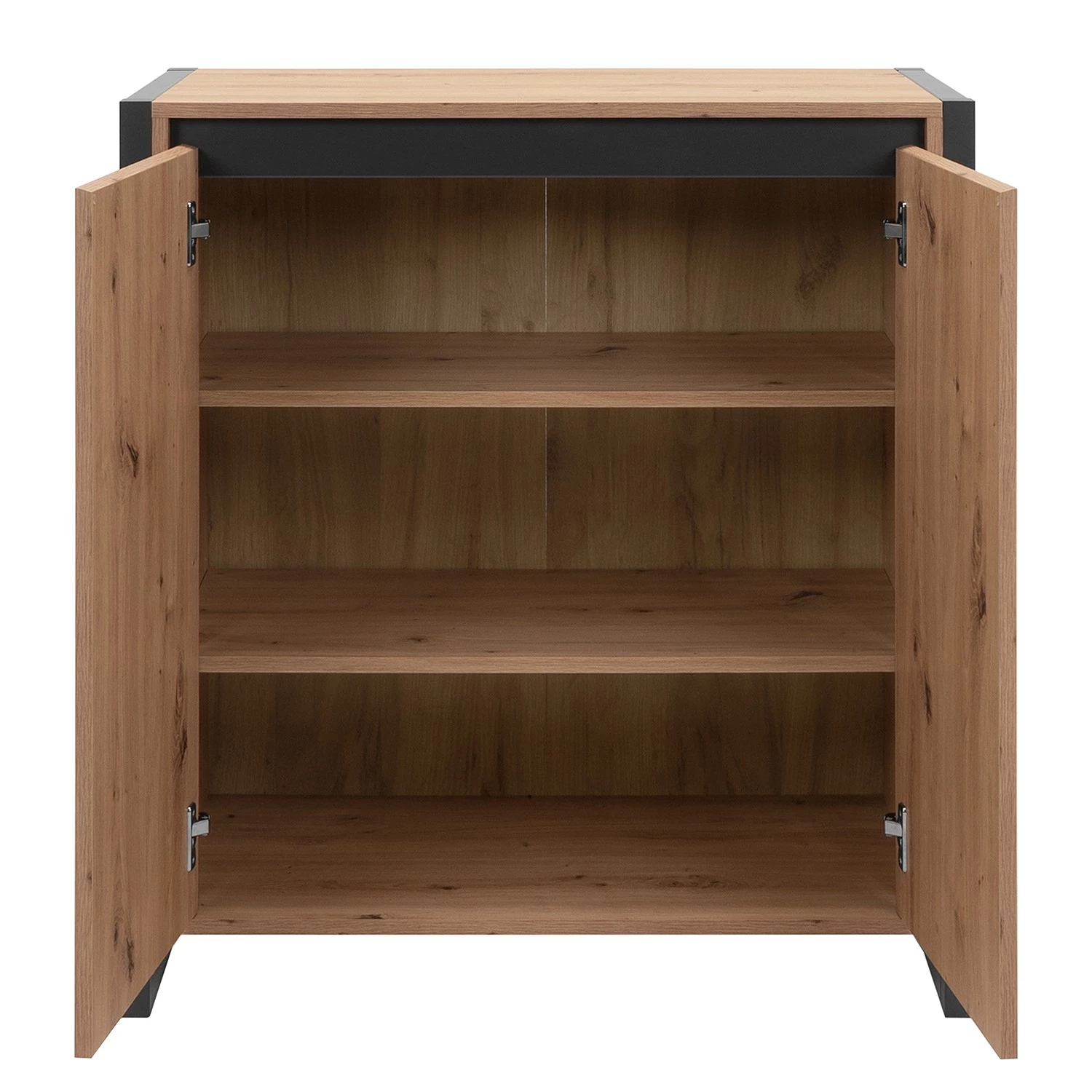 Red Living Buffet Denville I - Imitation chêne artisan / Anthracite 9 Red Living Buffet Denville I - Imitation chêne artisan / Anthracite – Image 9