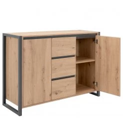 Red Living Buffet Denville II - Imitation chêne artisan / Anthracite 22 Red Living Buffet Denville II - Imitation chêne artisan / Anthracite -Commodes Soldes 1000214501 200608 14165900103 DETAILS P000000001000214501