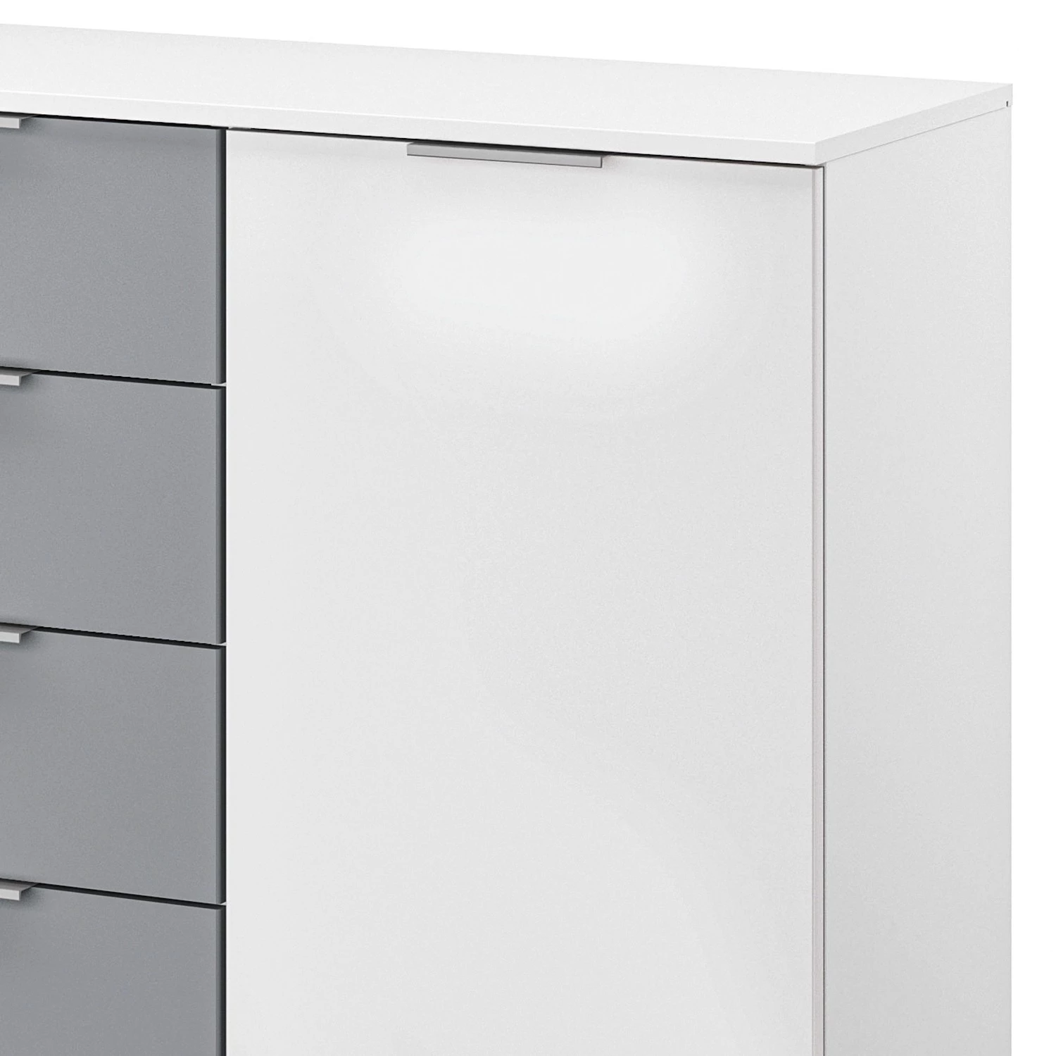 Rauch Orange Commode Bellezza III - Blanc alpin / Gris 3 Rauch Orange Commode Bellezza III - Blanc alpin / Gris – Image 3