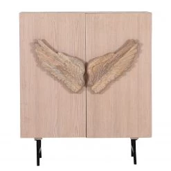 Red Living Buffet Loveland - Placage en bois véritable / Métal - Chêne clair / Chêne noir -Commodes Soldes 1000223493 200826 12360400070 DETAILS P000000001000223493