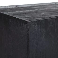 Red Living Buffet Worland I - Placage en bois véritable / Métal -Chêne noir / Doré -Commodes Soldes 1000223494 200826 12361200081 DETAILS P000000001000223494