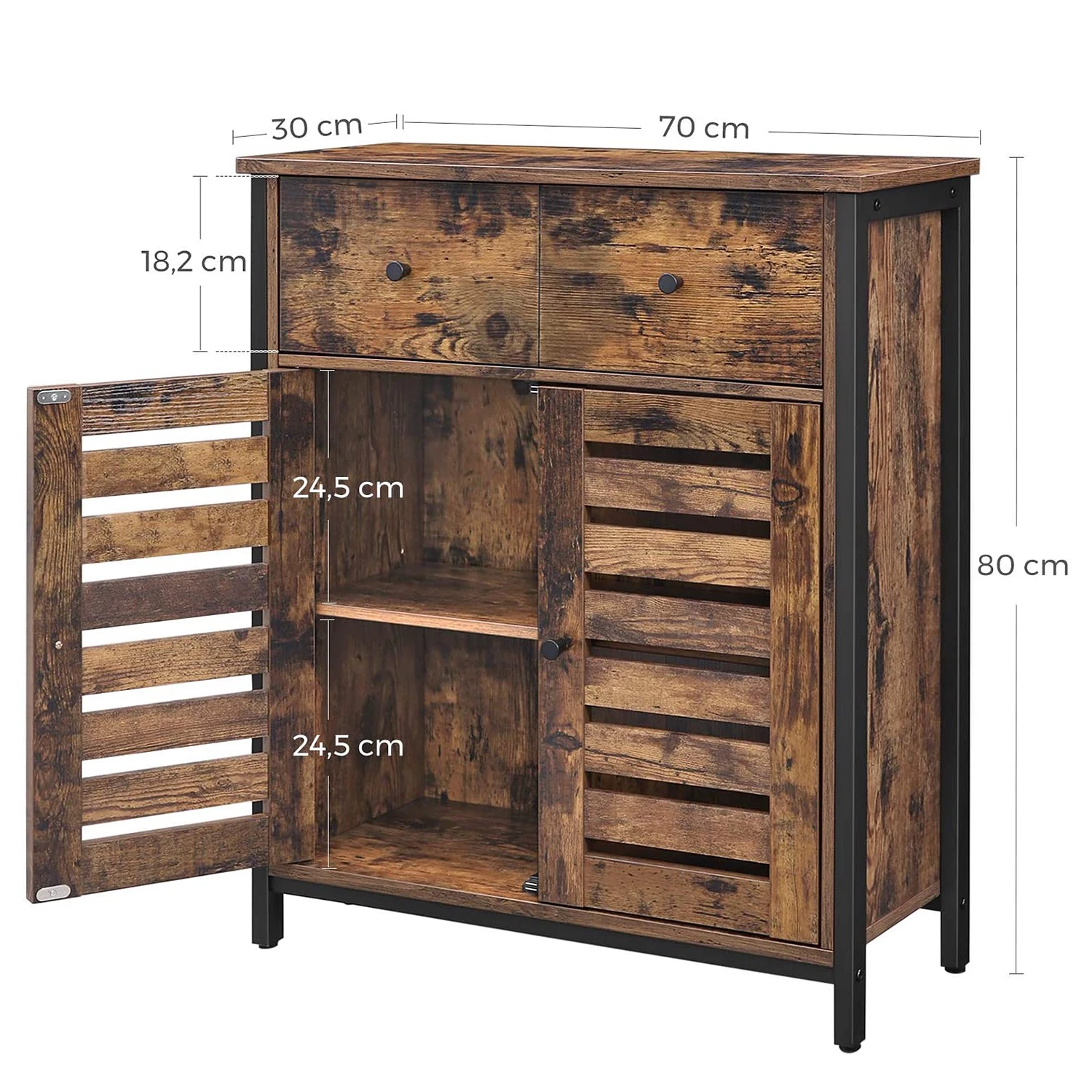 Red Living Commode Condover III - Marron / Noir 6 Red Living Commode Condover III - Marron / Noir – Image 6