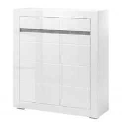 Loftscape Commode Cape Ann III - Blanc brillant / Blanc mat