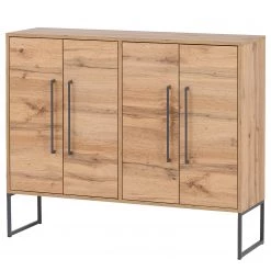 Schildmeyer Commode Limmo I - Imitation chêne rustique / Noir