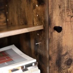 Red Living Buffet Cottage Hill III - Verre / Métal - Marron / Noir -Commodes Soldes 1000235678 201210 06194900087 DETAILS P000000001000235678