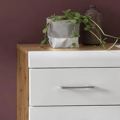 Loftscape Meuble d’entrée Liffre - Blanc brillant / Imitation chêne artisan 9 Loftscape Meuble d’entrée Liffre - Blanc brillant / Imitation chêne artisan -Commodes Soldes 1000237336 201230 13112900009 DETAILS P000000001000237336