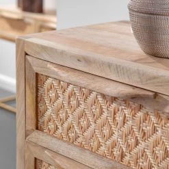 Naturoo Commode Rumilly II - Tressage en rotin / Manguier massif -Commodes Soldes 1000239534 210908 16520400032 DETAILS P000000001000239534