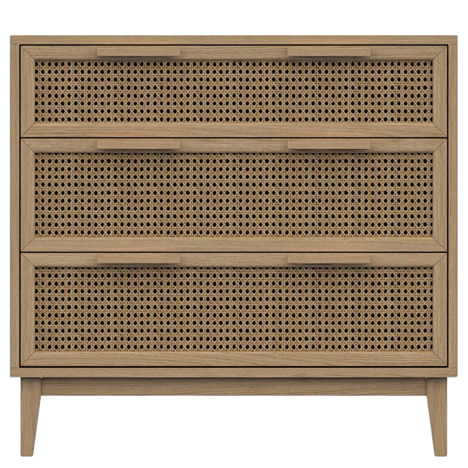 Studio Copenhagen Commode Canee I - Cannage / Placage en bois véritable - Chêne 2 Studio Copenhagen Commode Canee I - Cannage / Placage en bois véritable - Chêne – Image 2