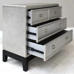 Red Living Commode Tilloloy - Blanc / Argenté / Noir -Commodes Soldes 1000242718 210121 08061700037 MOOD DETAILS P000000001000242718 mood