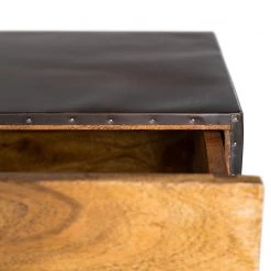 Wolf-Möbel Commode Bazac - Acacia massif - Acacia / Gris foncé -Commodes Soldes 1000243203 220311 034 DETAILS P000000001000243203