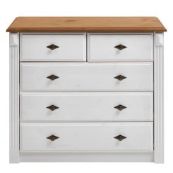 Maison Belfort Commode Eva - Blanc / Pin -Commodes Soldes 1000243580 210121 14375900009 DETAILS P000000001000243580