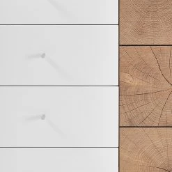 Loftscape Commode Crecora - Blanc / Imitation chêne -Commodes Soldes 1000246838 210727 12504800016 DETAILS P000000001000246838