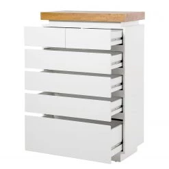 Fredriks Commode Namona II - Éclairage inclus - Imitation chêne / Blanc 20 Fredriks Commode Namona II - Éclairage inclus - Imitation chêne / Blanc -Commodes Soldes 1000255075 220803 040 DETAILS P000000001000255075