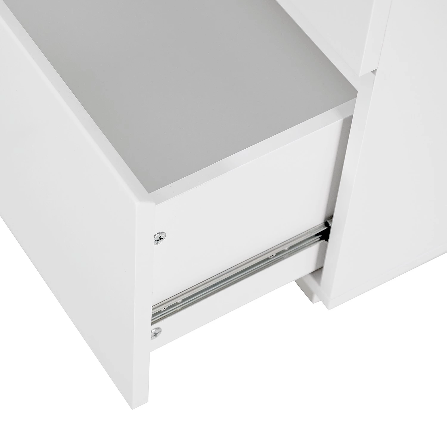 Fredriks Commode Namona II - Éclairage inclus - Imitation chêne / Blanc 8 Fredriks Commode Namona II - Éclairage inclus - Imitation chêne / Blanc – Image 8