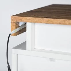 Fredriks Commode Namona II - Éclairage inclus - Imitation chêne / Blanc 26 Fredriks Commode Namona II - Éclairage inclus - Imitation chêne / Blanc -Commodes Soldes 1000255075 220803 065 DETAILS P000000001000255075