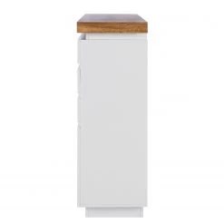 Fredriks Buffet Namona I - Éclairage inclus - Imitation chêne / Blanc -Commodes Soldes 1000255076 220729 045 DETAILS P000000001000255076