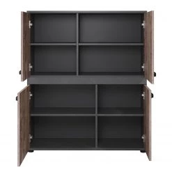 Trendteam Meuble d’entrée Stripe II - Imitation bois recyclé / Gris 8 Trendteam Meuble d’entrée Stripe II - Imitation bois recyclé / Gris -Commodes Soldes 1000256963 210409 12324600046 DETAILS P000000001000256963