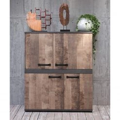 Trendteam Meuble d’entrée Stripe II - Imitation bois recyclé / Gris 10 Trendteam Meuble d’entrée Stripe II - Imitation bois recyclé / Gris -Commodes Soldes 1000256963 210831 16215000034 MOOD DETAILS P000000001000256963 mood