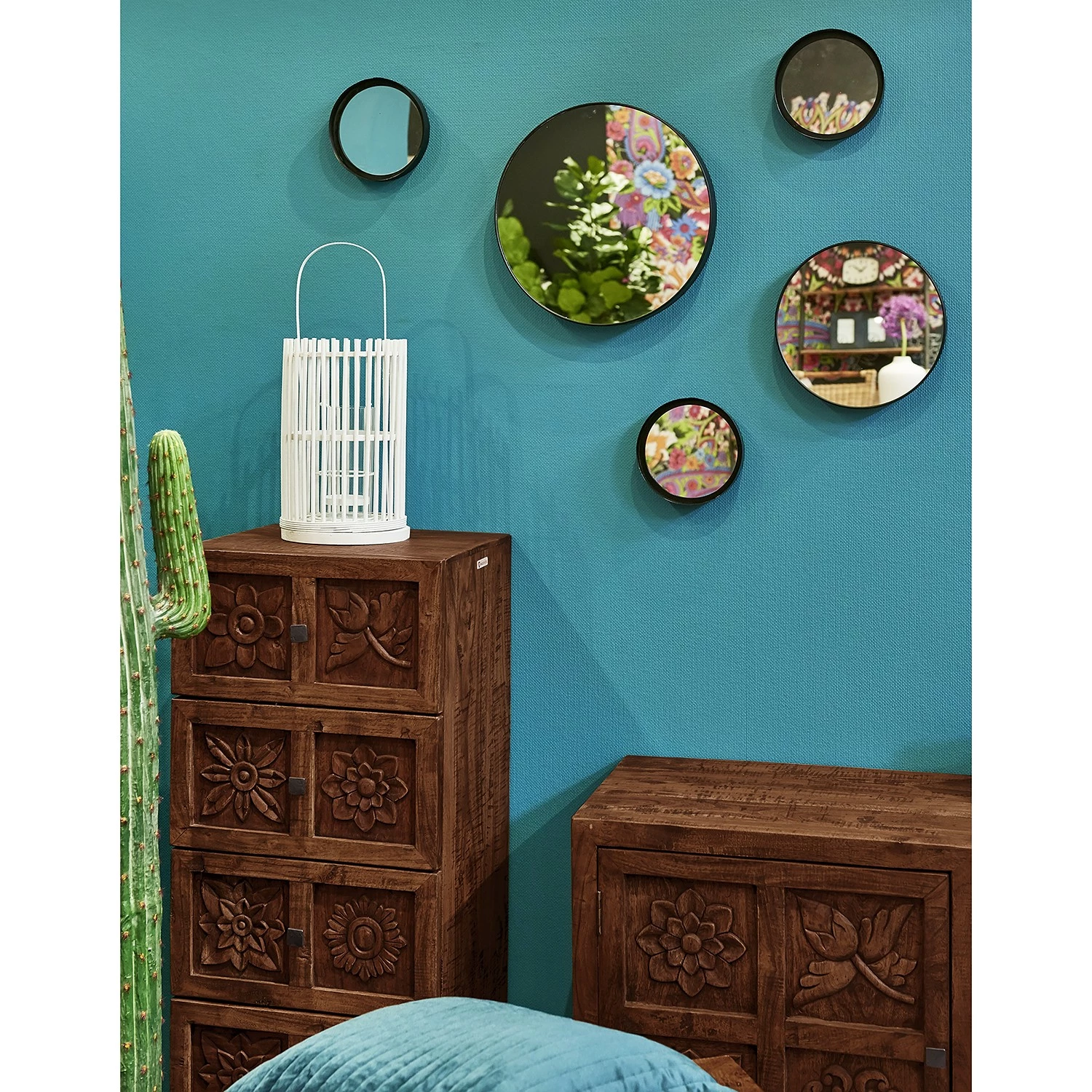 Wolf-Möbel Commode Carving - Acacia massif 8 Wolf-Möbel Commode Carving - Acacia massif – Image 8