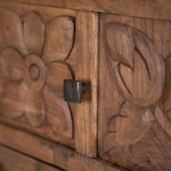 Wolf-Möbel Commode Carving - Acacia massif 30 Wolf-Möbel Commode Carving - Acacia massif -Commodes Soldes 1000257008 220520 037 DETAILS P000000001000257008