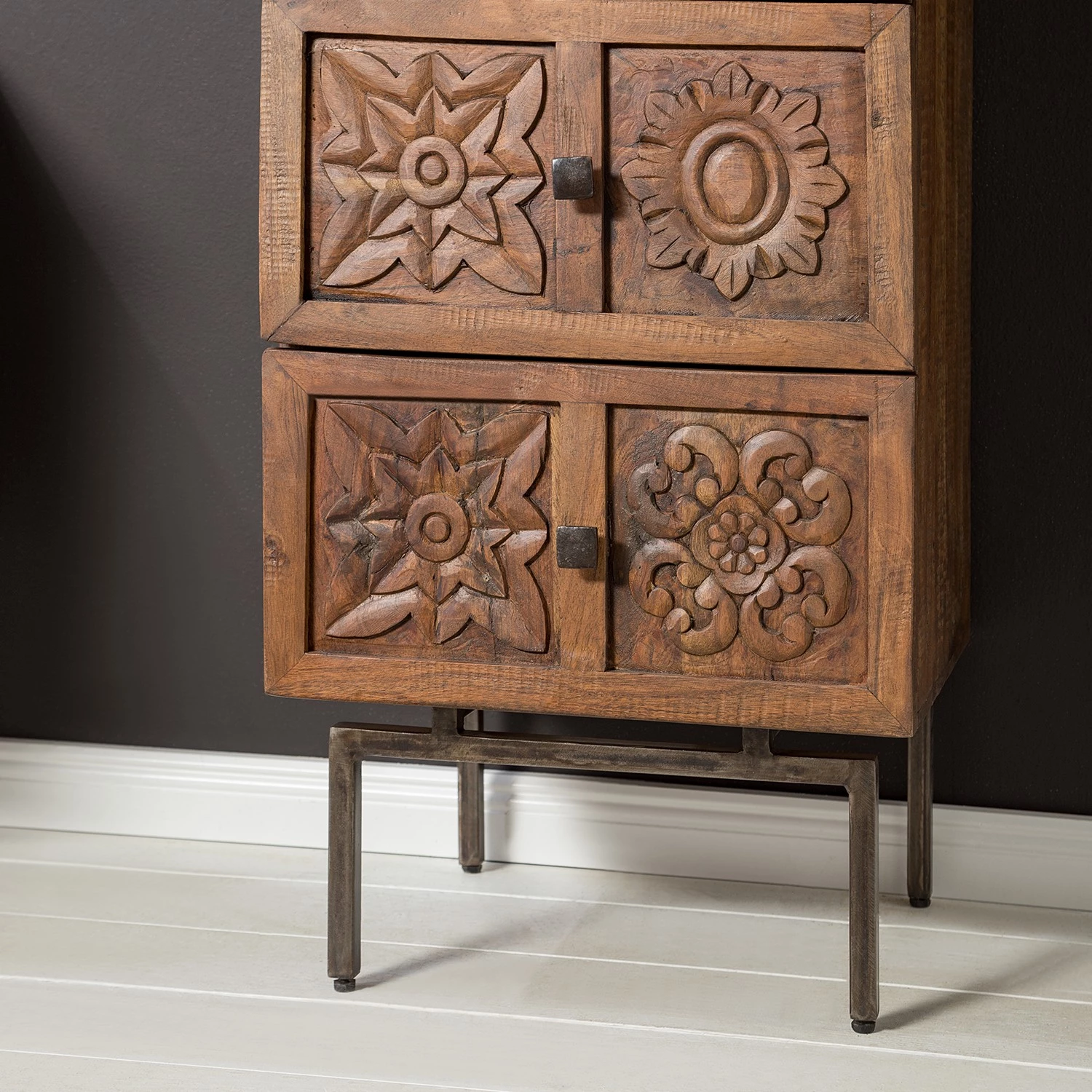 Wolf-Möbel Commode Carving - Acacia massif 6 Wolf-Möbel Commode Carving - Acacia massif – Image 6