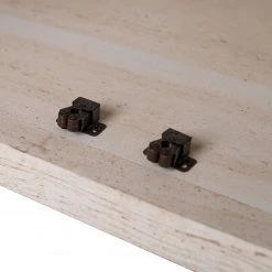 Wolf-Möbel Buffet Maison II - Acacia massif - Acacia couleur pierre / Blanc cassé -Commodes Soldes 1000257252 220406 070 DETAILS P000000001000257252