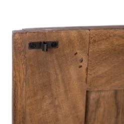 Wolf-Möbel Buffet Maison II - Acacia massif - Acacia couleur pierre / Blanc cassé -Commodes Soldes 1000257252 220406 075 DETAILS P000000001000257252