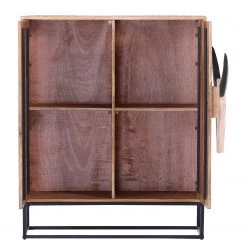 Naturoo Commode Muhu - Manguier massif / Métal - Manguier / Noir 9 Naturoo Commode Muhu - Manguier massif / Métal - Manguier / Noir -Commodes Soldes 1000259765 210421 08210200030 DETAILS P000000001000259765