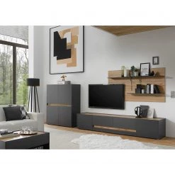 Norrwood Buffet Olon - Anthracite 15 Norrwood Buffet Olon - Anthracite -Commodes Soldes 1000260636 210422 08441400026 MOOD DETAILS P000000001000260636 mood