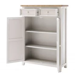 Maison Belfort Buffet haut Balignton - Pin massif - Blanc -Commodes Soldes 1000260747 211116 12591500296 DETAILS P000000001000260747
