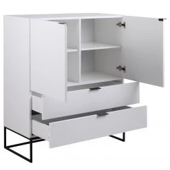 Loftscape Buffet Kaina - Blanc / Noir -Commodes Soldes 1000263292 210430 14473100163 DETAILS P000000001000263292