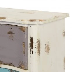 Ridgevalley Commode Rusper - Sapin massif - Blanc / Bleu / Violet -Commodes Soldes 1000270690 210602 06133300145 DETAILS P000000001000270690