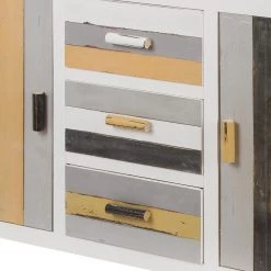 Ridgevalley Buffet Souper - Eucalyptus massif - Blanc / Multicolore 14 Ridgevalley Buffet Souper - Eucalyptus massif - Blanc / Multicolore -Commodes Soldes 1000270703 210602 06134100228 DETAILS P000000001000270703