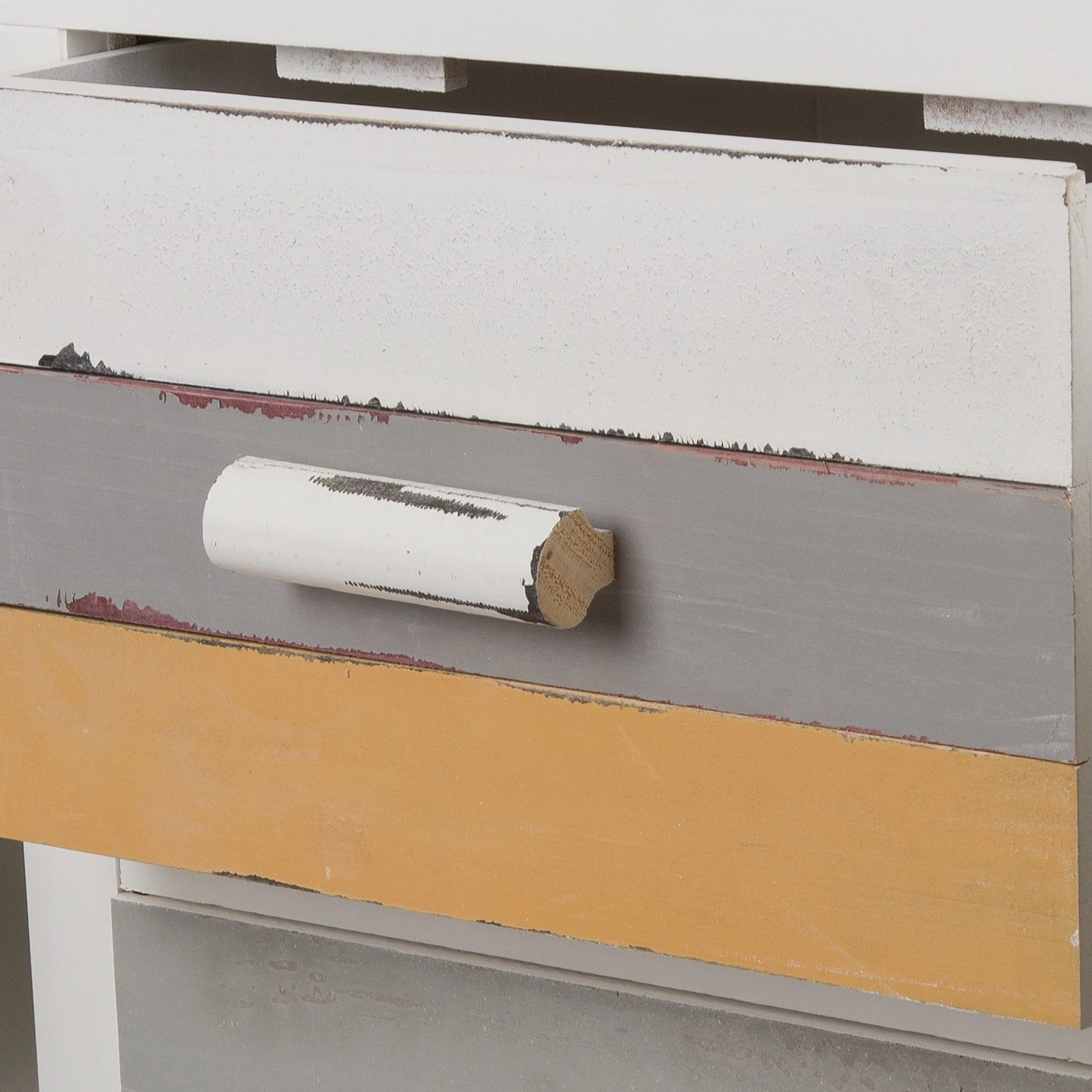 Ridgevalley Buffet Souper - Eucalyptus massif - Blanc / Multicolore 7 Ridgevalley Buffet Souper - Eucalyptus massif - Blanc / Multicolore – Image 7